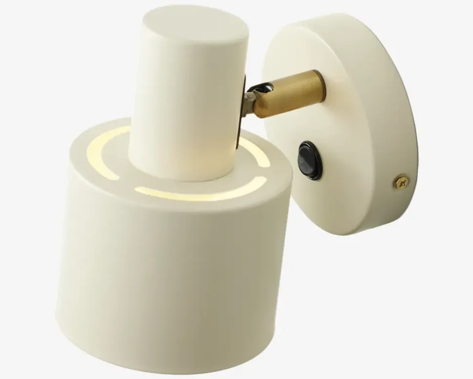 Væglampe Vouge hvid H.16 cm
