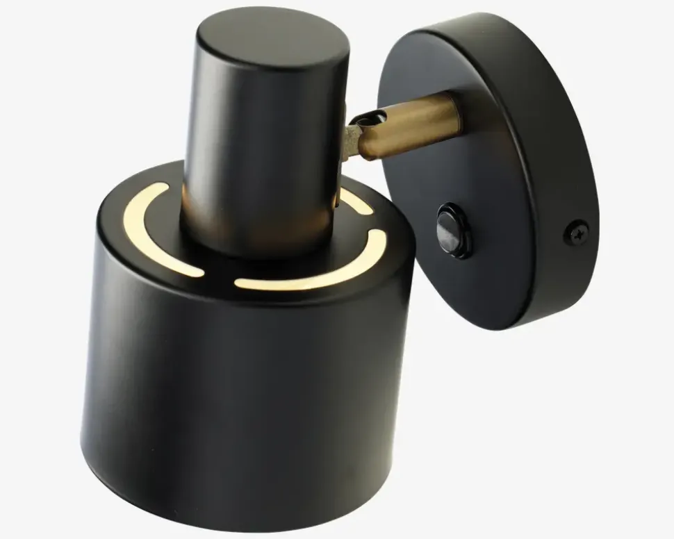 Væglampe Vouge sort H.16 cm