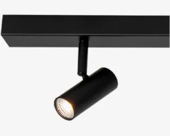 Væg-/loftlampe Omari 3 Sort