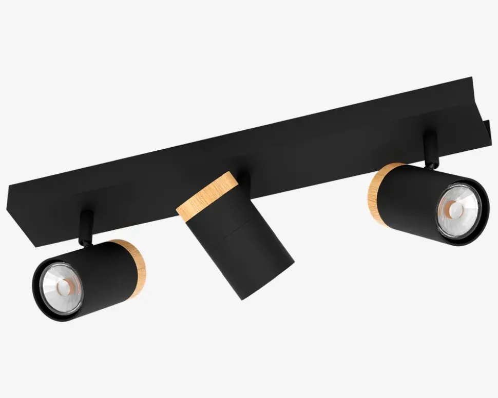 Vægspot Cartagena 3 Sort