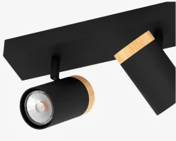 Vægspot Cartagena 3 Sort