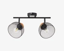 Vægspot Thuy Sort/Natur