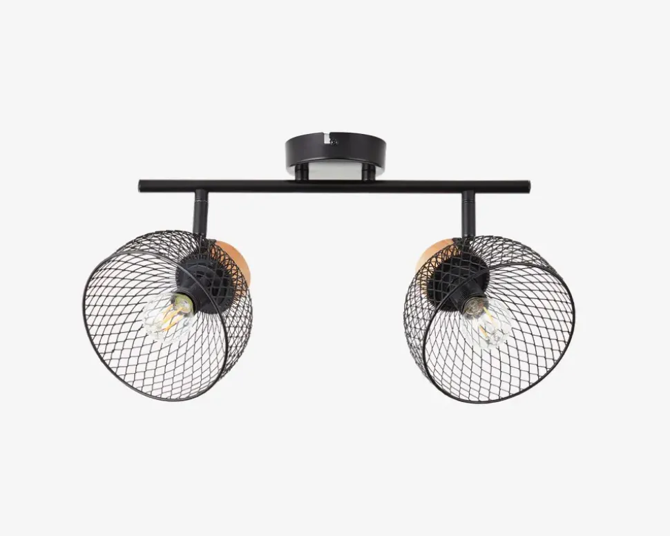 Vægspot Thuy Sort/Natur