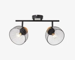 Vægspot Thuy Sort/Natur