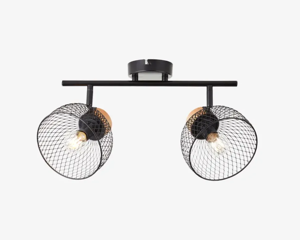 Vægspot Thuy Sort/Natur