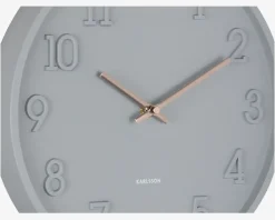 Vægur Calma grå Ø.30 cm