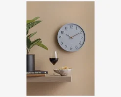 Vægur Calma grå Ø.30 cm