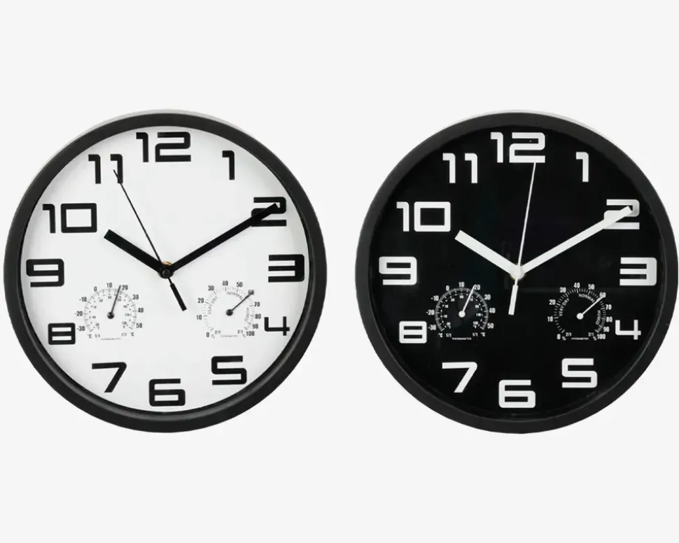 Vægur Kitchen Ø.25 cm Ass.