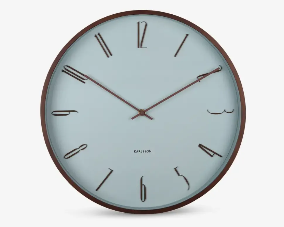 Vægur Scandia blå Ø.40 cm