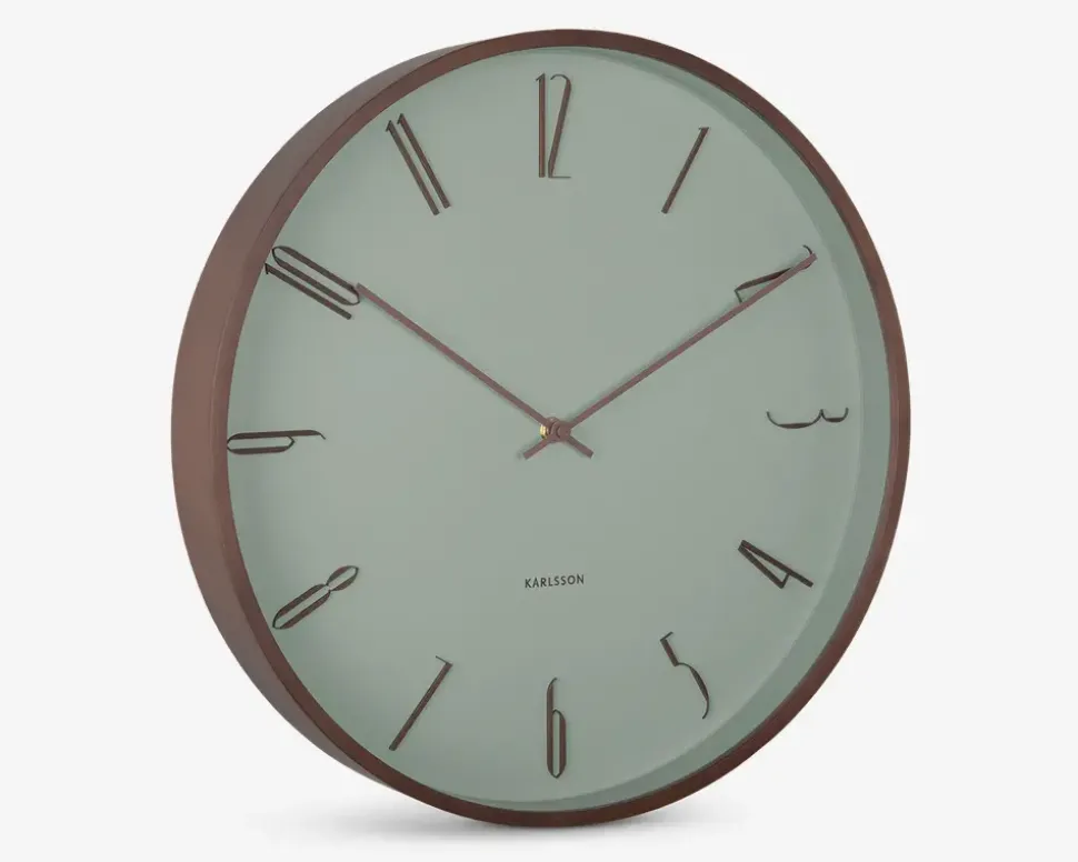 Vægur Scandia grøn Ø.40 cm