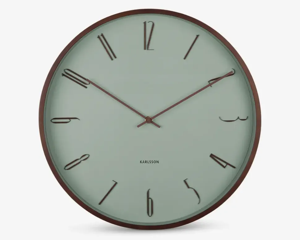 Vægur Scandia grøn Ø.40 cm