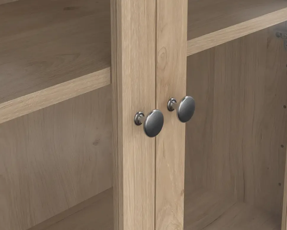 Vitrine Madrid eg med 3 skuffer