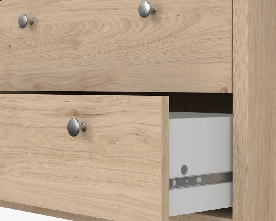 Vitrine Madrid eg med 3 skuffer