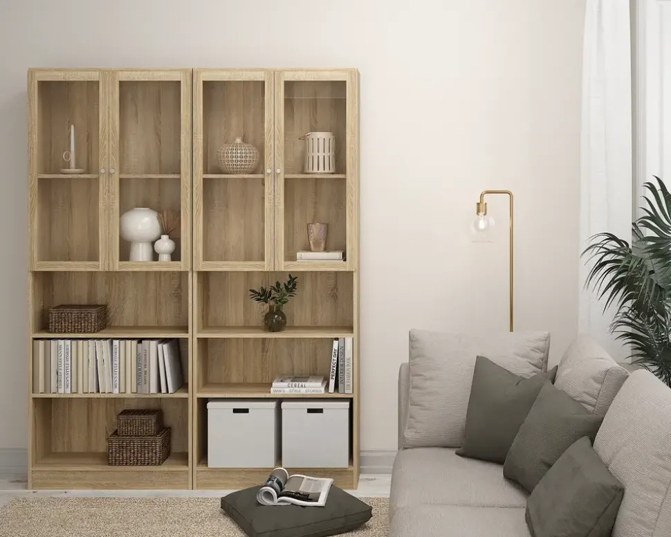 Vitrinedør Basic Eg