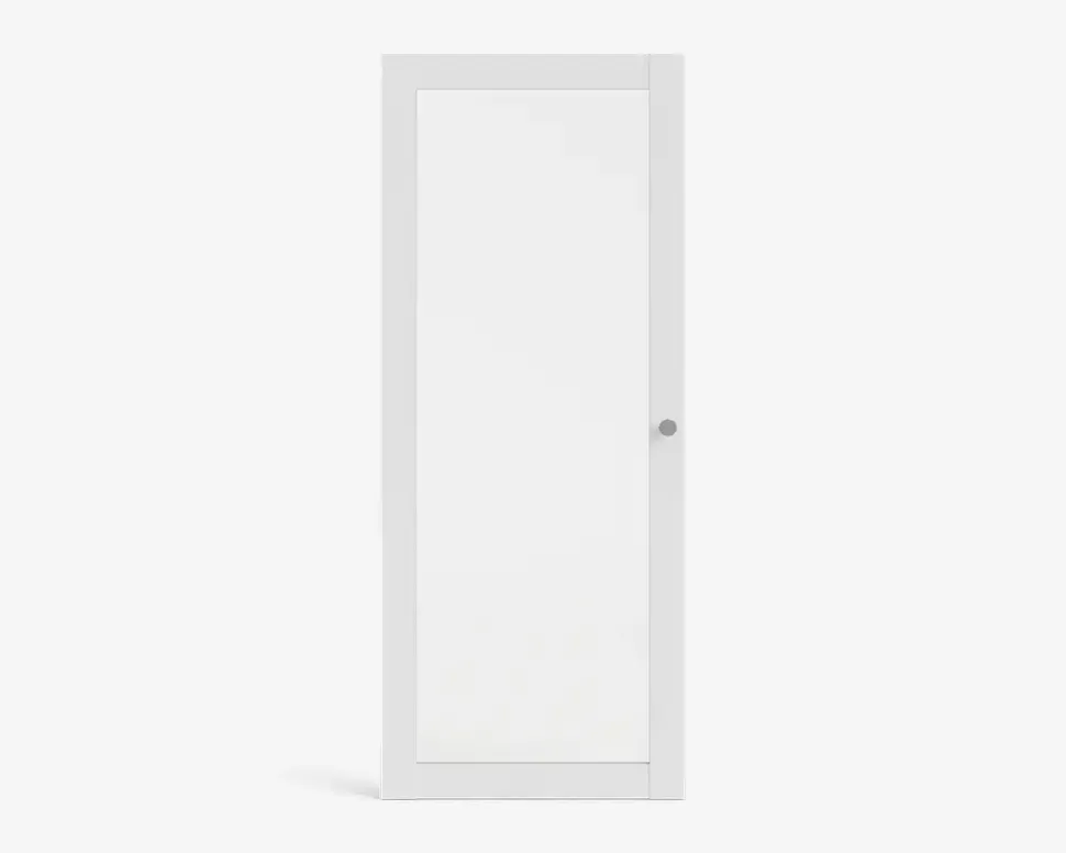 Vitrinedør Basic Hvid