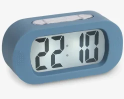 Vækkeur silikone blå H.7 cm