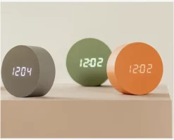 Vækkeur Spry orange Ø.9 x D.4,3 cm