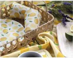 Voksdug citrus B.140x L.240cm