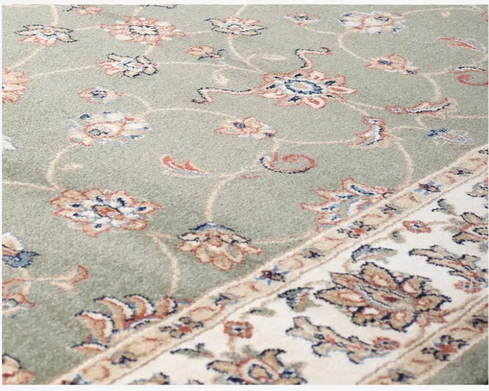 Wilton Flora Grøn 80x150 cm