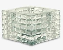 Zoe fyrfadsstage aqua H.5 cm