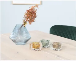 Zoe Fyrfadsstage Grøn H.5 cm